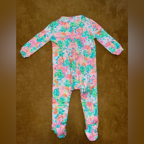 Lilly Pulitzer Other - NWOT Lilly Pulitzer x Pottery Barn Kids Infant Pajama Size 9-12 Months